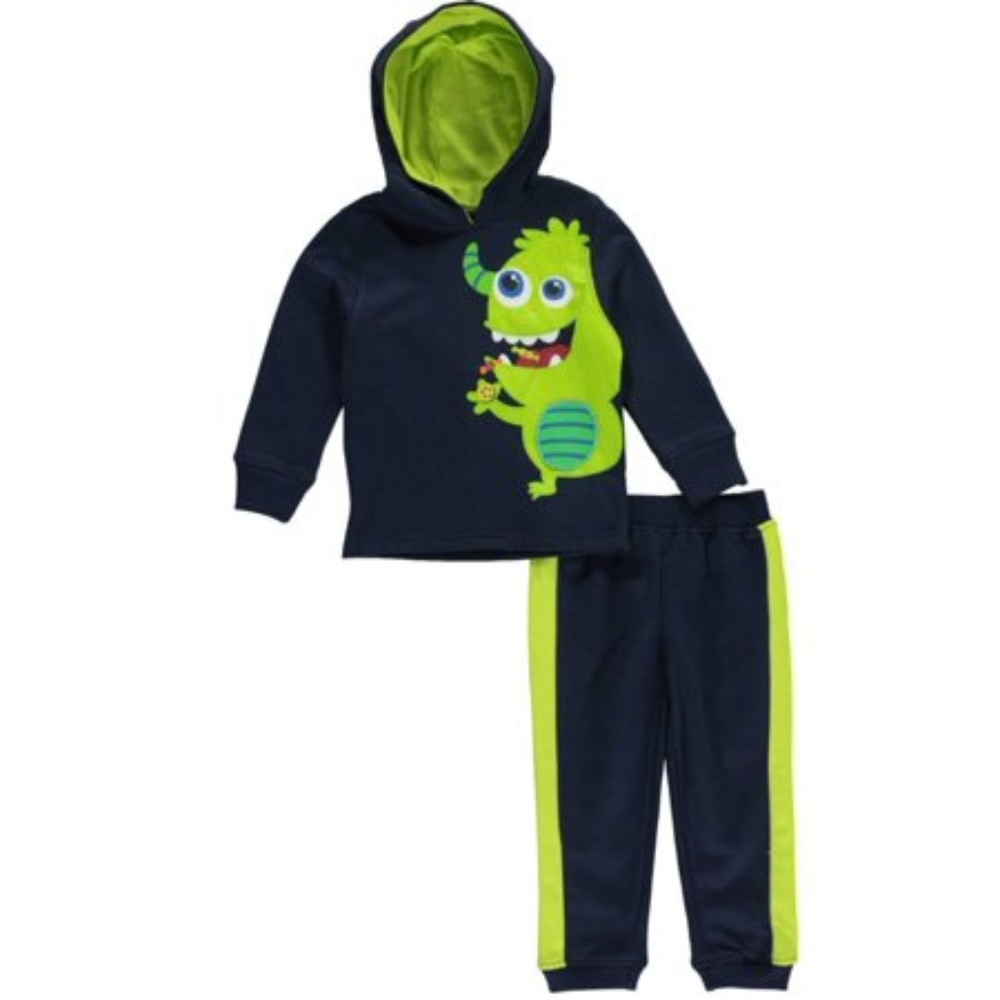 Boyz Wear Baby Boys' Candy Monster 2-Piece Fleece